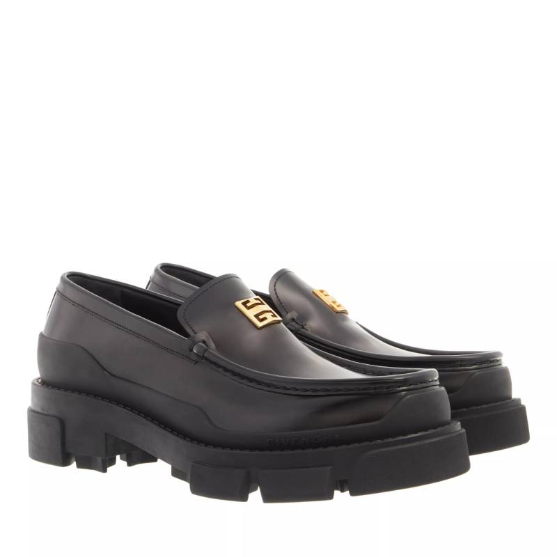 Givenchy Loafer - Black Leather Flat Shoes - Gr. 41 (EU) - in Schwarz - für Damen von Givenchy