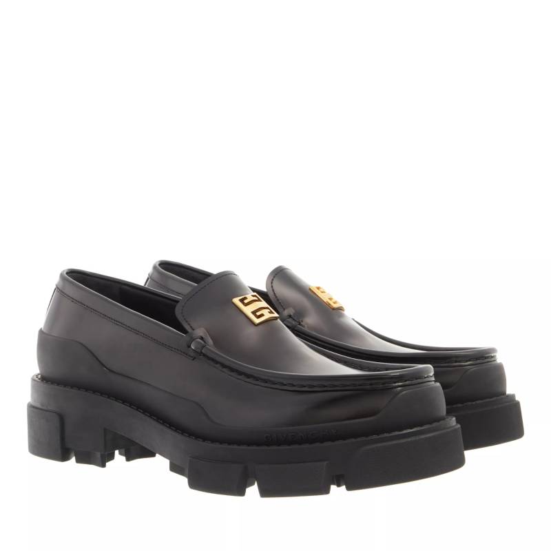 Givenchy Loafers & Ballerinas - Black Leather Flat Shoes - Gr. 38 (EU) - in Schwarz - für Damen von Givenchy
