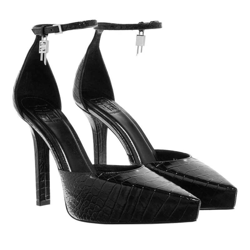 Givenchy Pumps & High Heels - G-Lock platform Pumps In Crocodile Effect Leather - Gr. 41 (EU) - in Schwarz - für Damen von Givenchy