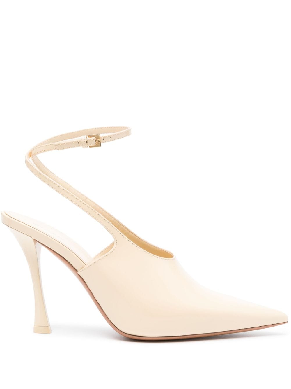 Givenchy Show 105mm leather pumps - Neutrals von Givenchy