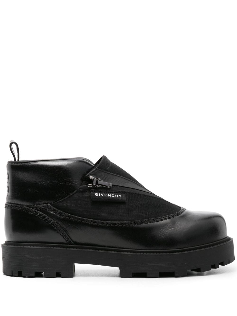 Givenchy Storm ankle-length leather boots - Black von Givenchy