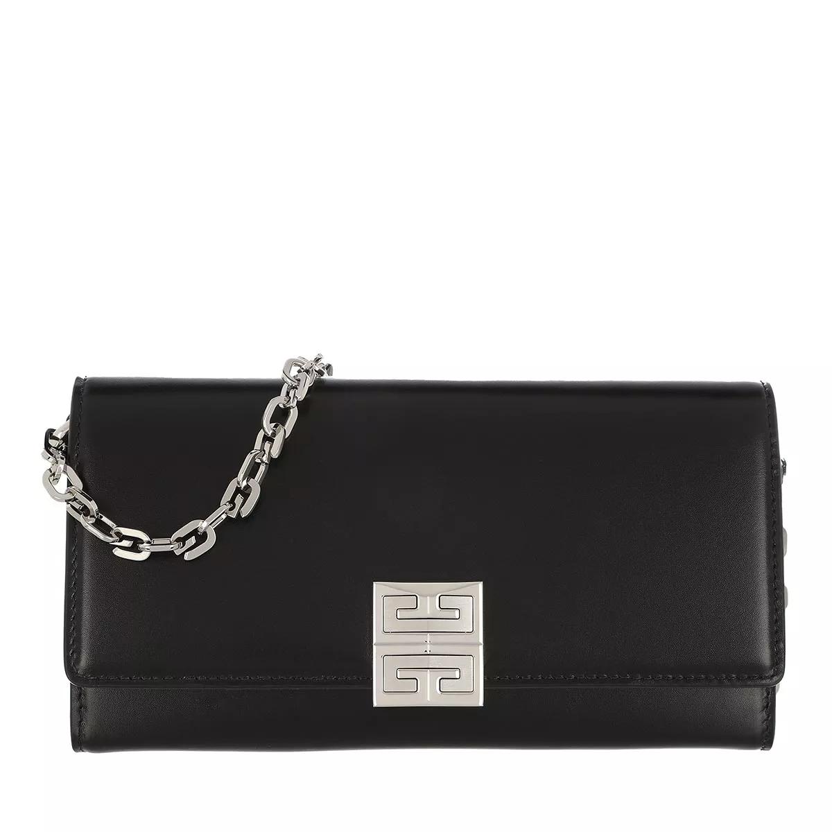 Givenchy Umhängetasche - 4G Chain Wallet Leather - Gr. unisize - in Schwarz - für Damen von Givenchy