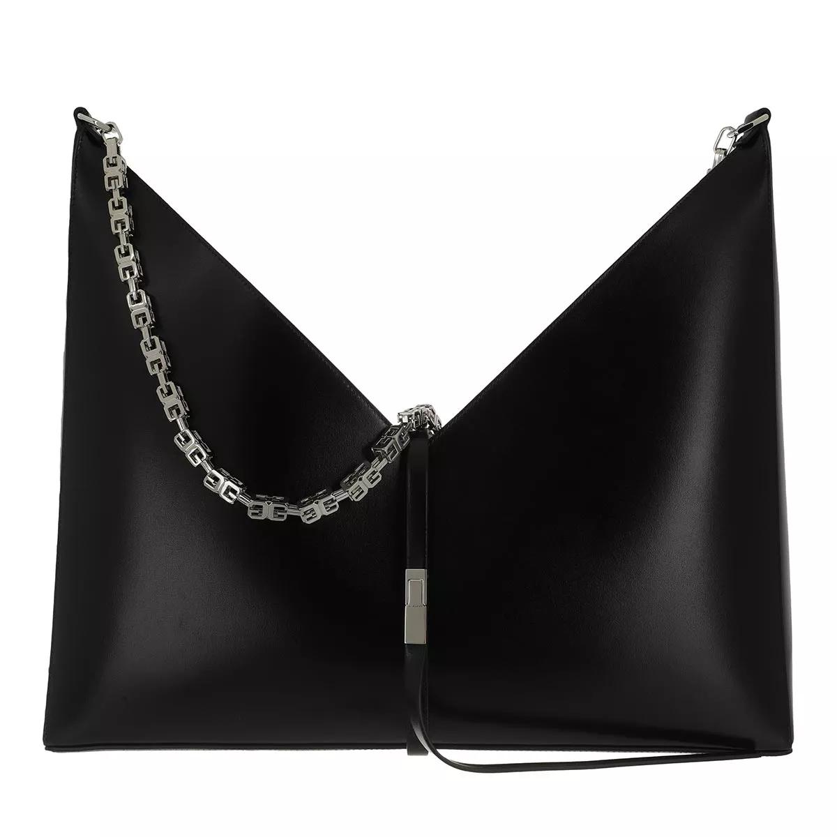 Givenchy Umhängetasche - Large Cut Out Shoulder Bag Leather - Gr. unisize - in Schwarz - für Damen von Givenchy