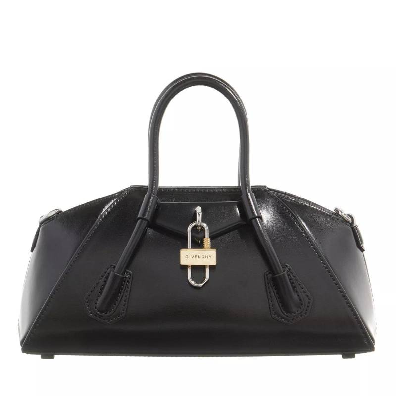 Givenchy Umhängetasche - Mini Antigona Stretch bag in box leather - Gr. unisize - in Schwarz - für Damen von Givenchy