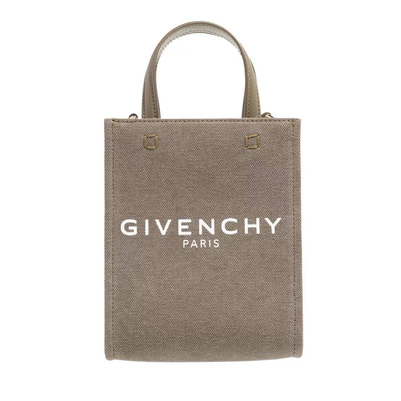Givenchy Umhängetasche - Mini G Tote Vertical Shopping Bag In Canvas - Gr. unisize - in Grün - für Damen von Givenchy