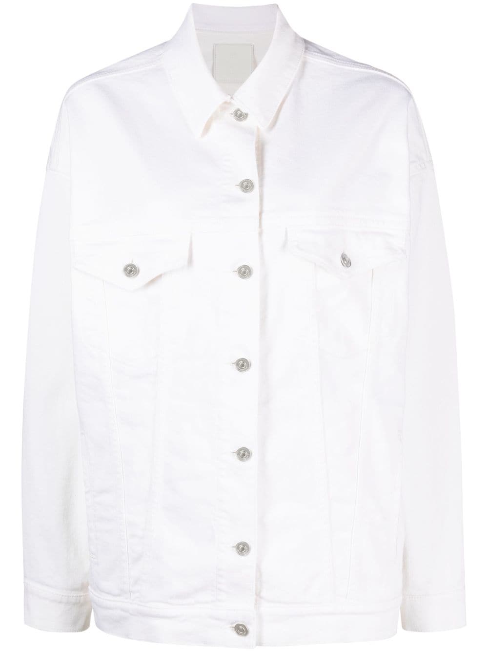 Givenchy button-up denim jacket - White von Givenchy