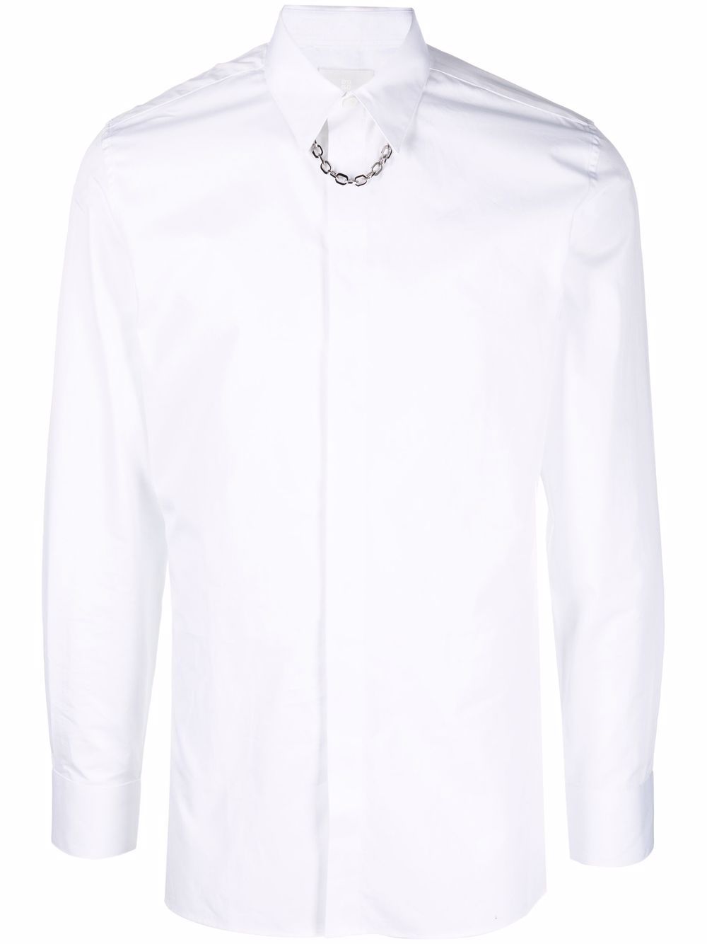Givenchy chain-link detail shirt - White von Givenchy
