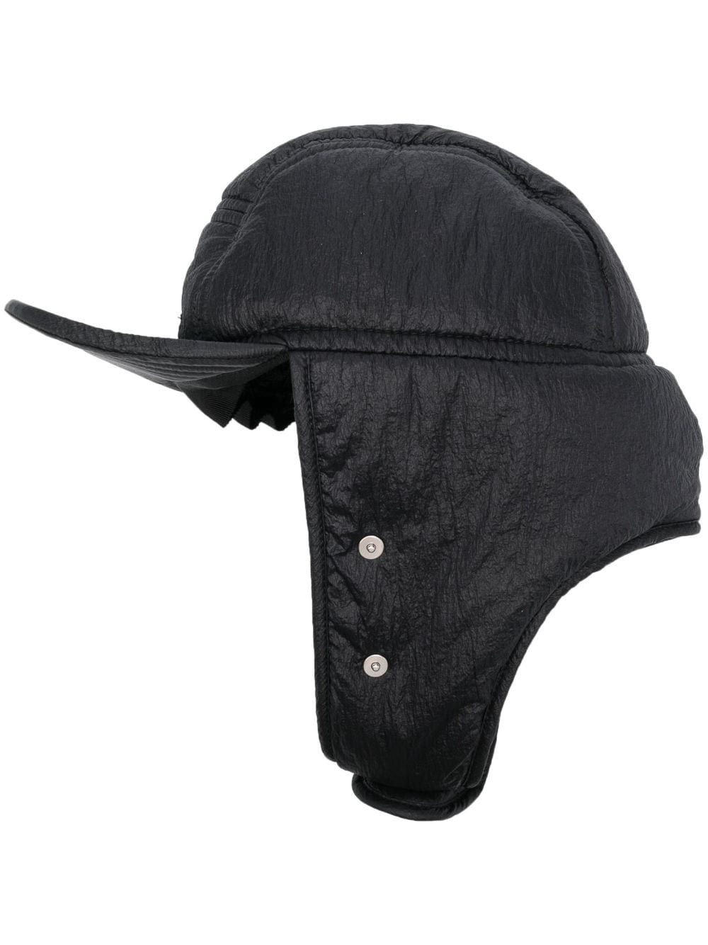 Givenchy crinkled ear-flap cap - Black von Givenchy