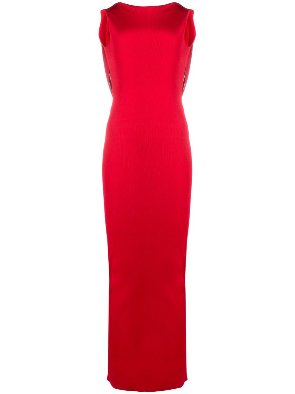 Givenchy draped open-back maxi dress - Red von Givenchy