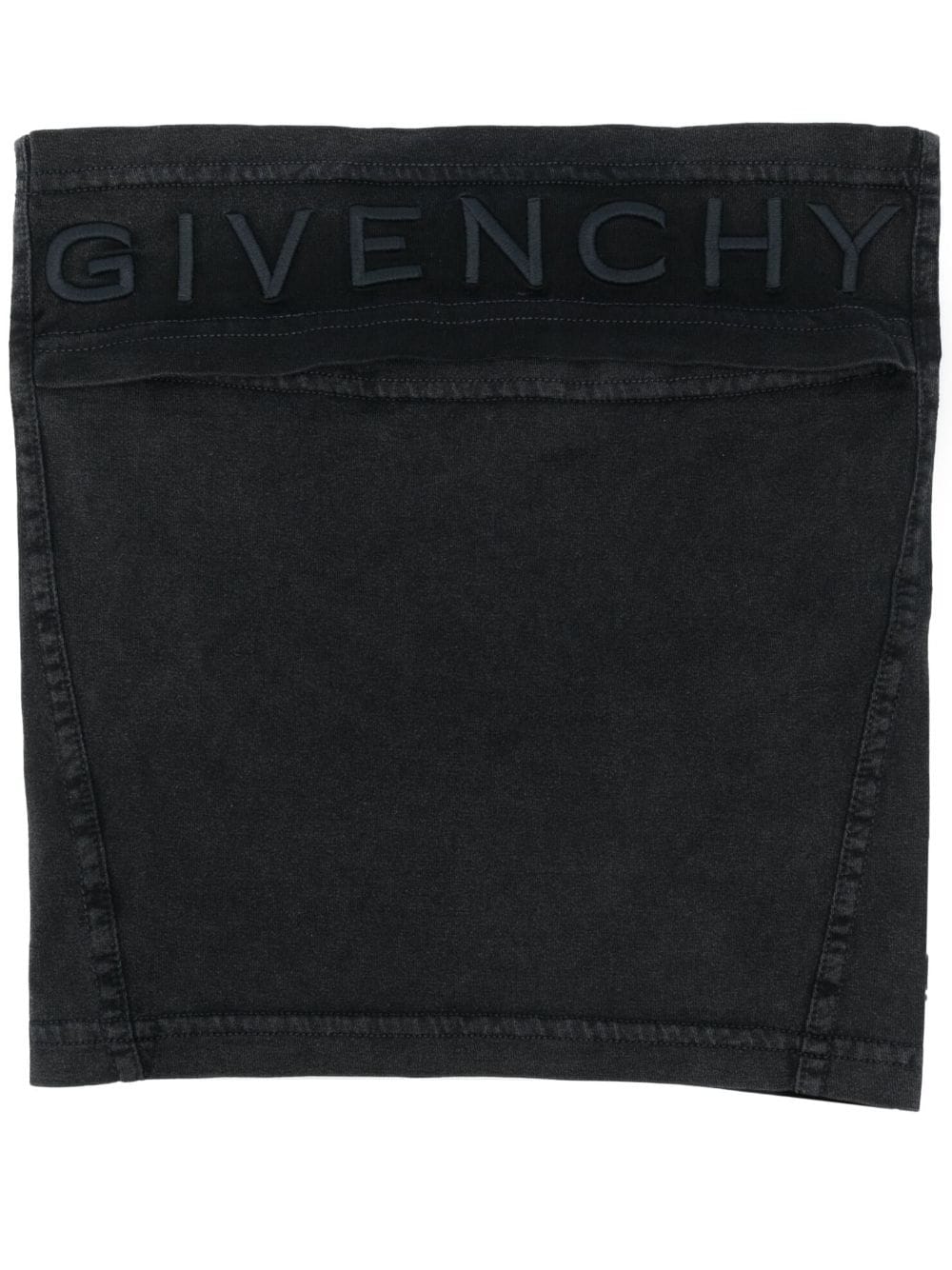 Givenchy embroidered-logo cotton balaclava - Grey von Givenchy