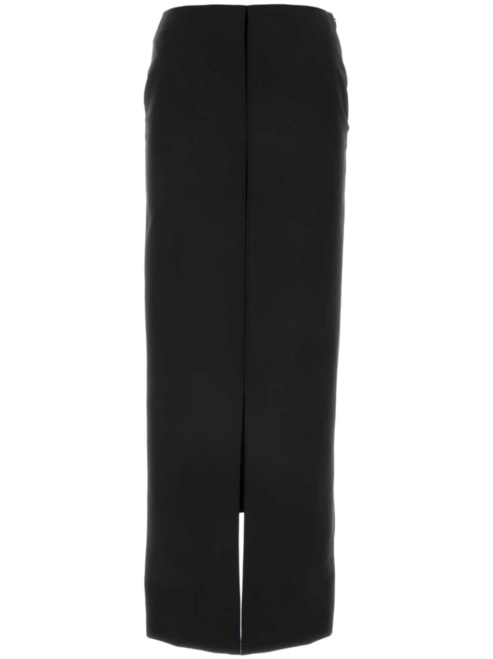 Givenchy front-slit wool-blend maxi skirt - Black von Givenchy