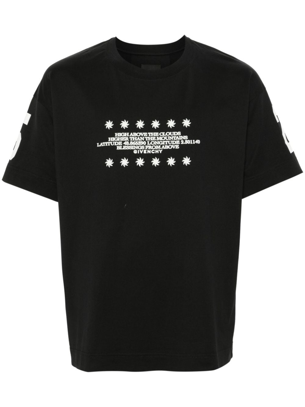 Givenchy graphic-print cotton T-shirt - Black von Givenchy