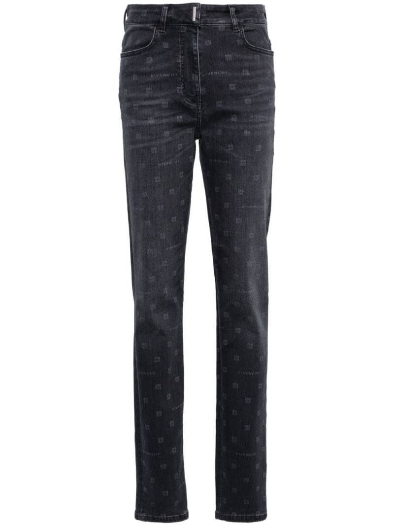 Givenchy high-rise skinny jeans - Black von Givenchy