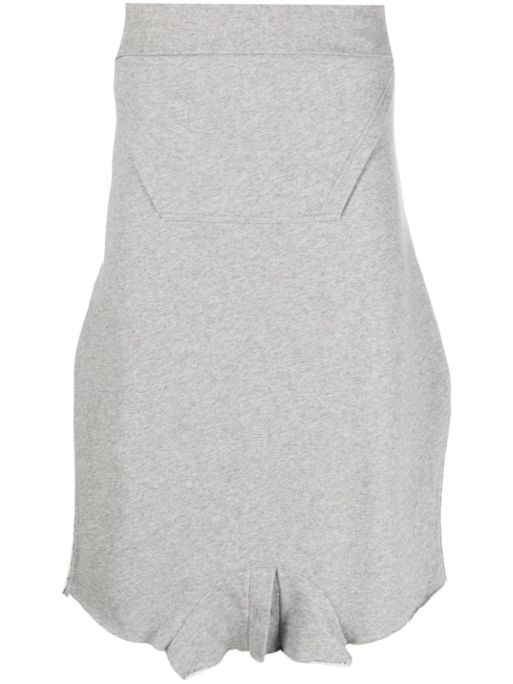 Givenchy inverted mélange sweatshirt shorts - Grey von Givenchy