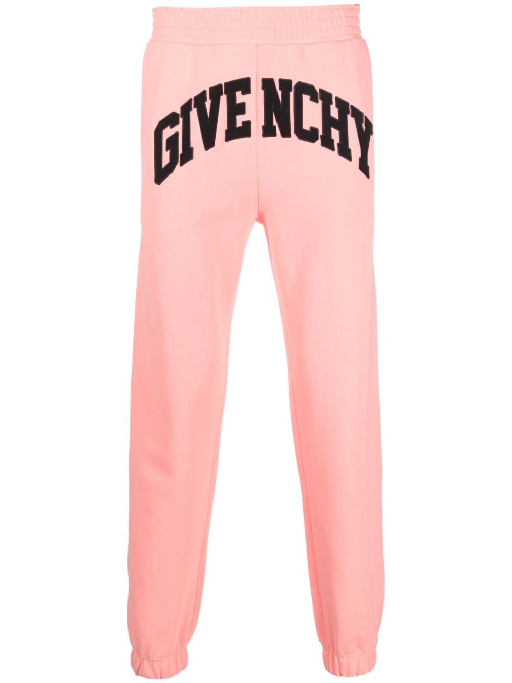 Givenchy logo-embroidered cotton track pants - Pink von Givenchy