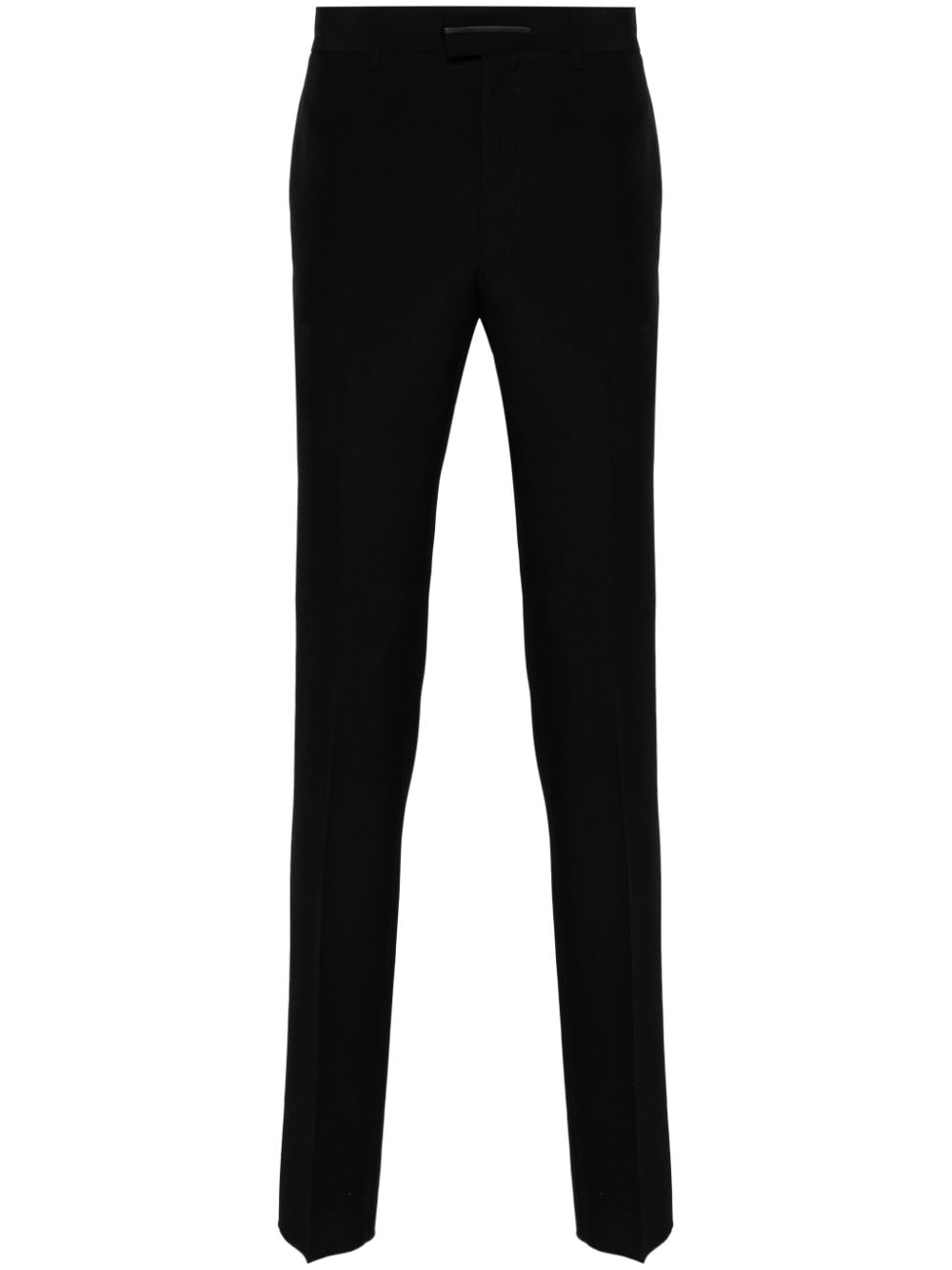 Givenchy logo-plaque straight trousers - Black von Givenchy