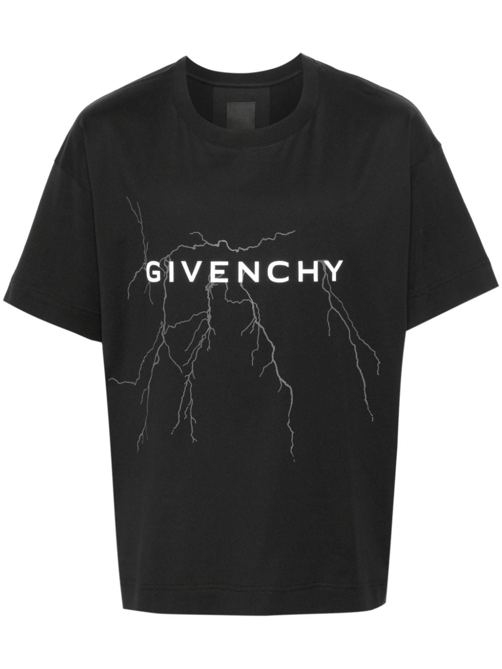 Givenchy logo-print cotton T-shirt - Black von Givenchy