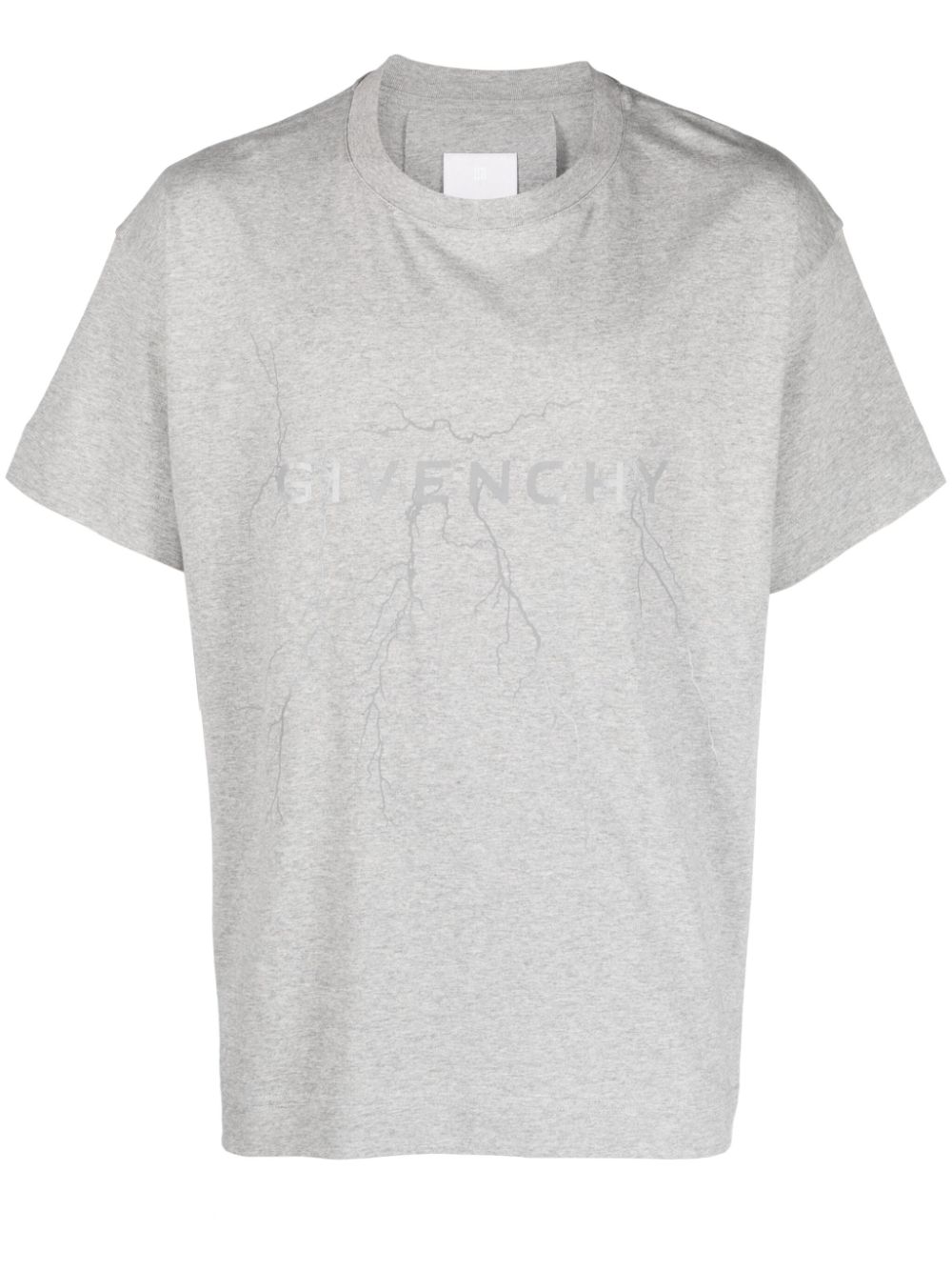 Givenchy logo-print cotton T-shirt - Grey von Givenchy