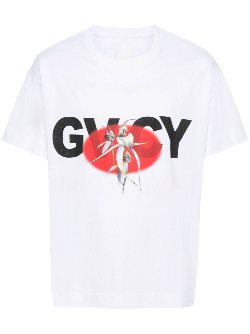 Givenchy logo-print cotton T-shirt - White von Givenchy