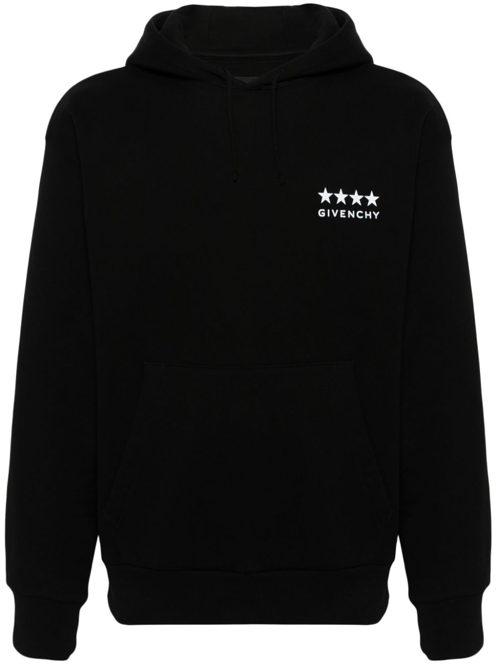 Givenchy logo-print hoodie - Black von Givenchy