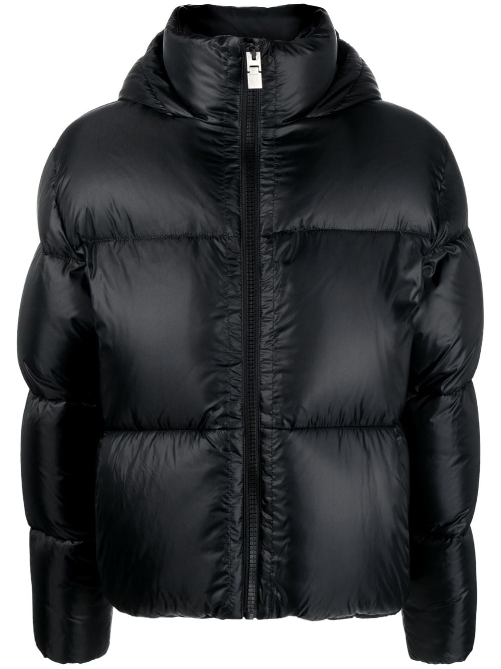 Givenchy logo-print padded jacket - Black von Givenchy