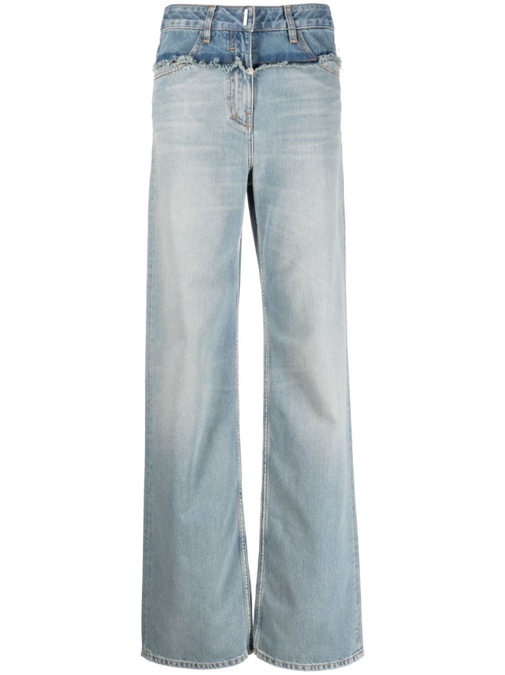 Givenchy low-rise straight-leg jeans - Blue von Givenchy