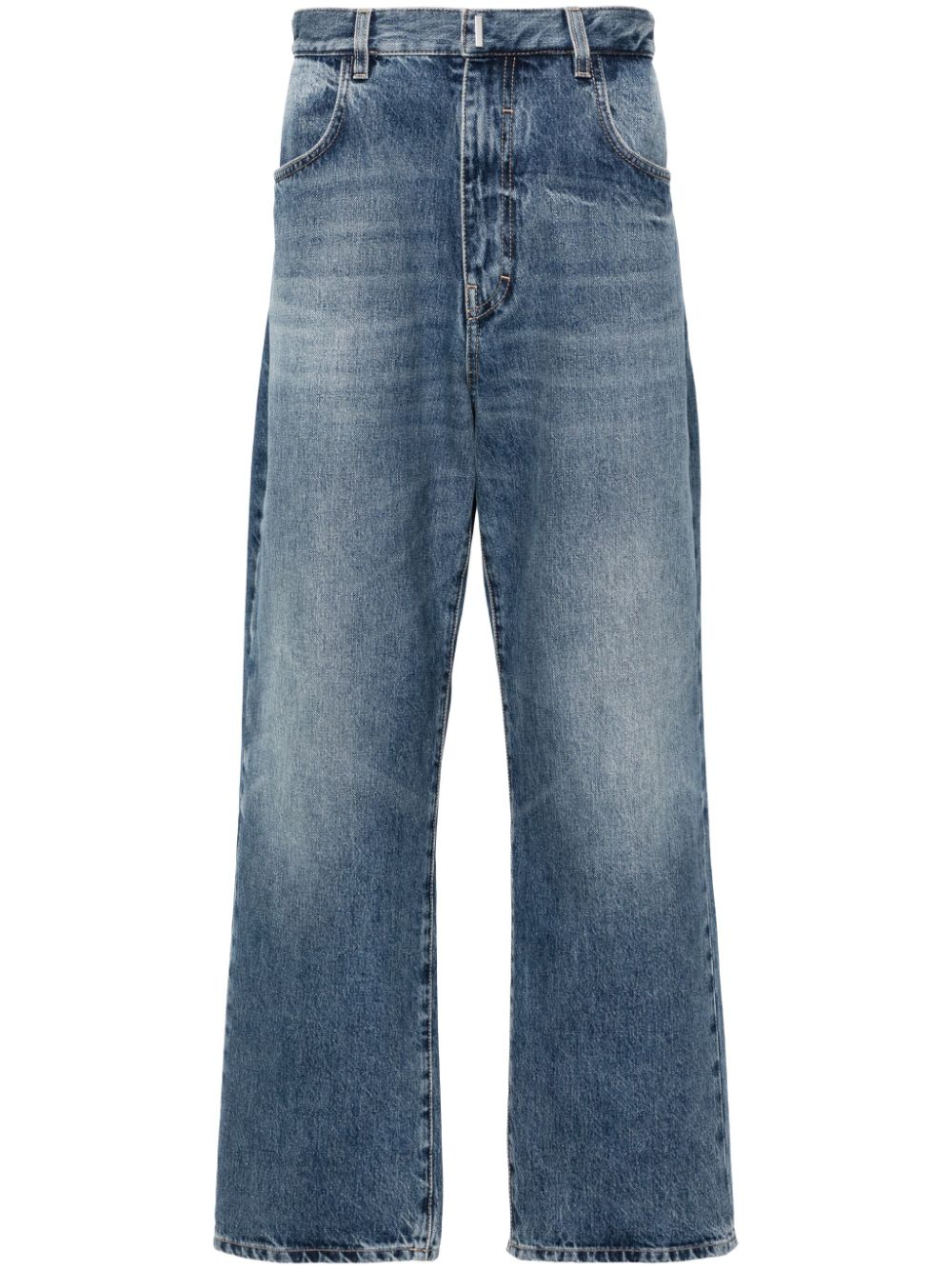 Givenchy mid-rise straight-leg jeans - Blue von Givenchy
