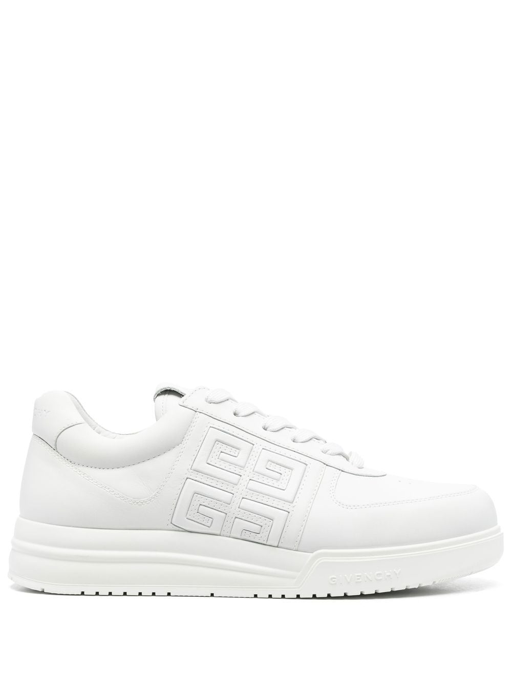 Givenchy monogram-pattern leather sneakers - White von Givenchy