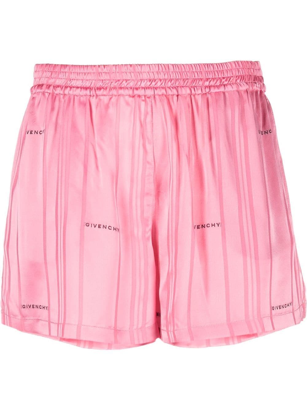 Givenchy satin-finish mini shorts - Pink von Givenchy