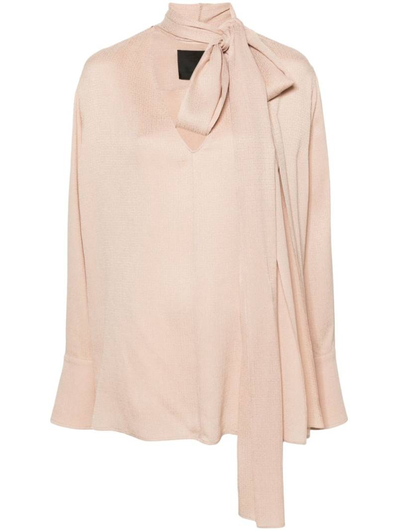 Givenchy scarf-detail silk blouse - Pink von Givenchy