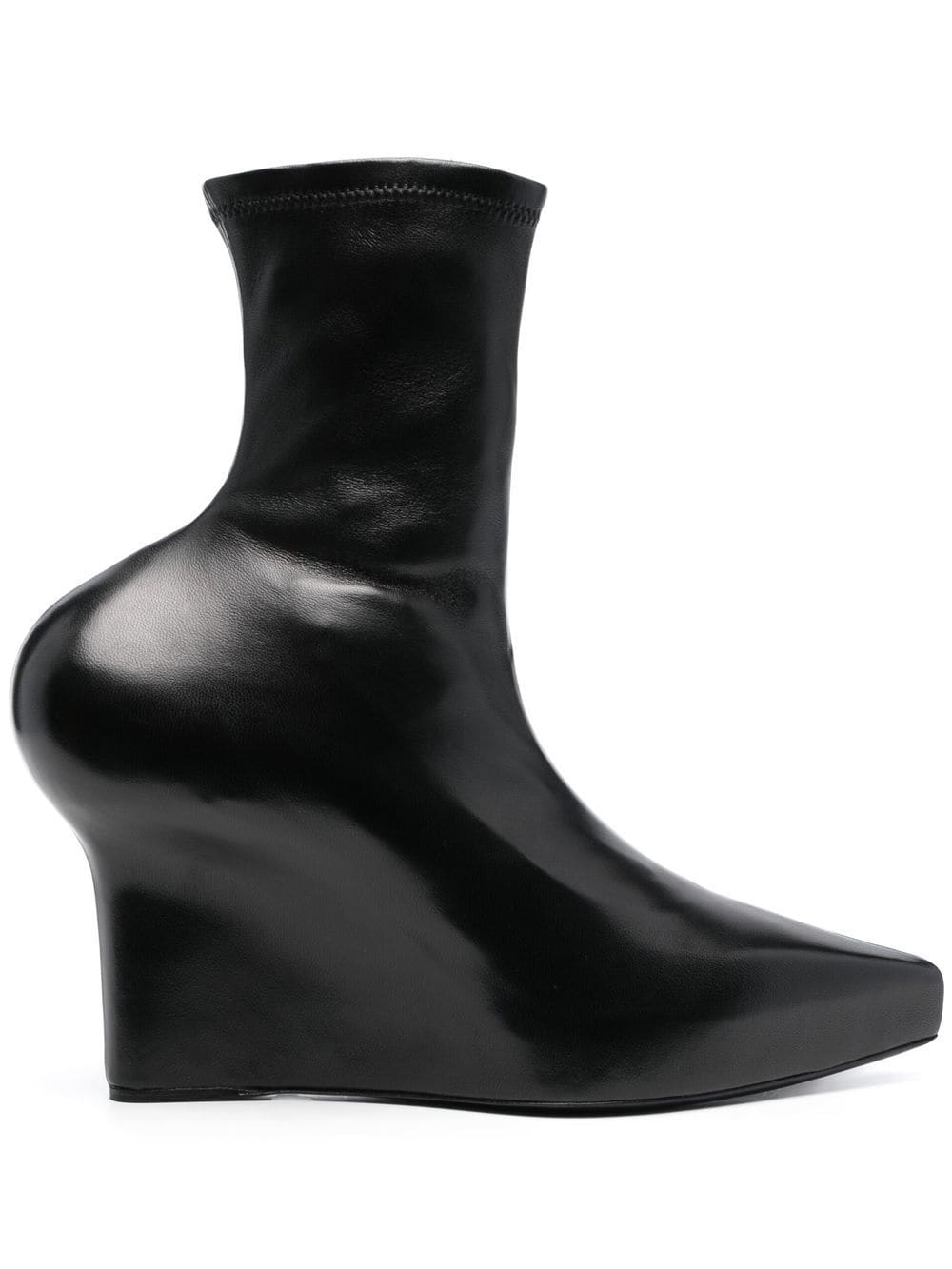 Givenchy sculpted-detail 120mm ankle boots - Black von Givenchy