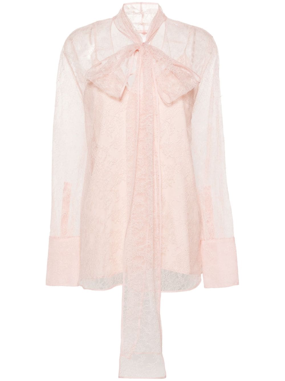 Givenchy sheer lace blouse - Pink von Givenchy
