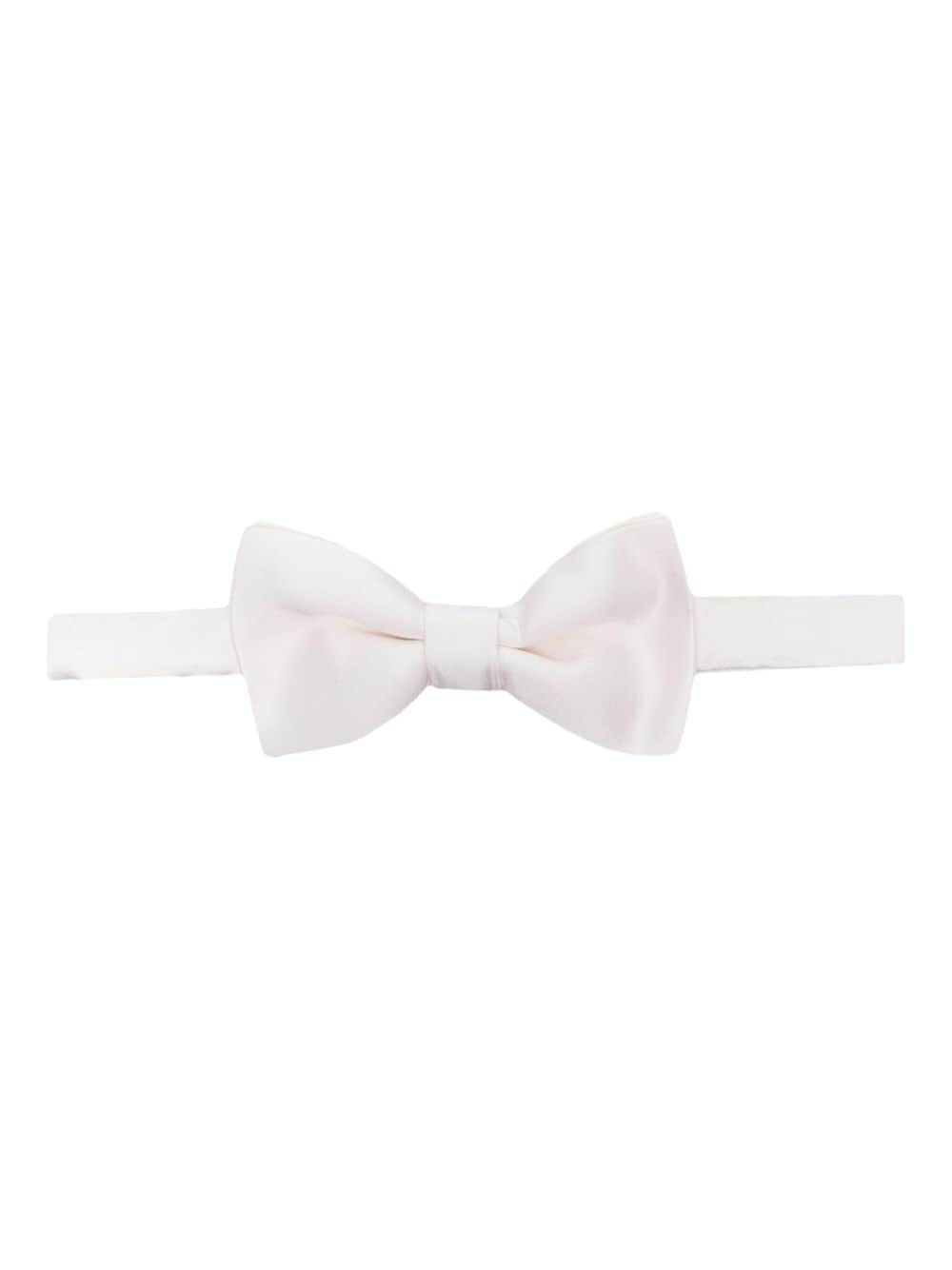 Givenchy silk clip-on bow tie - White von Givenchy