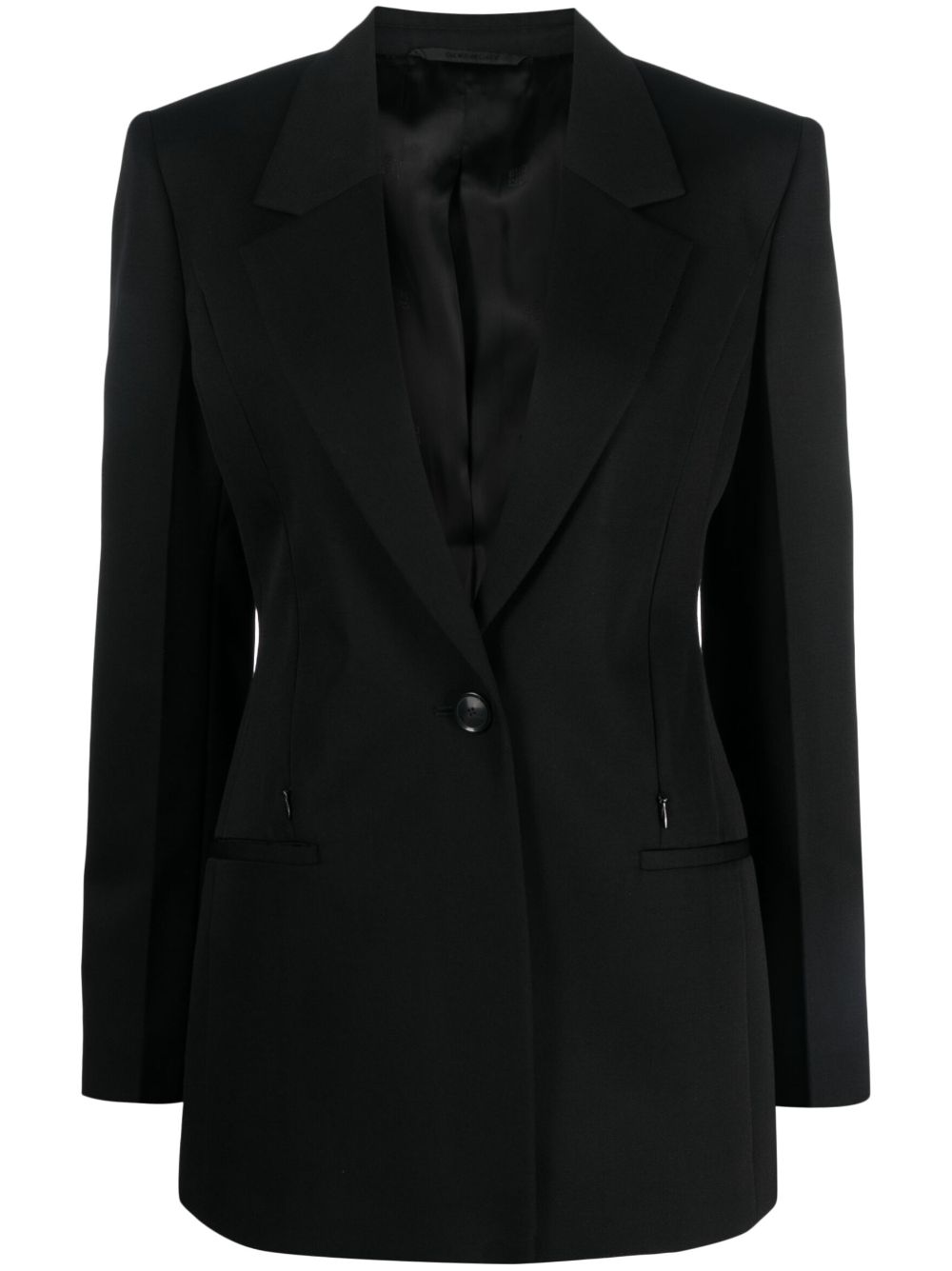 Givenchy single-breasted cape blazer - Black von Givenchy