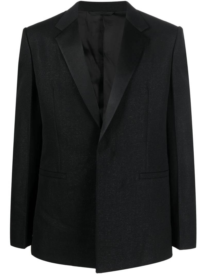 Givenchy single-breasted wool blazer - Black von Givenchy