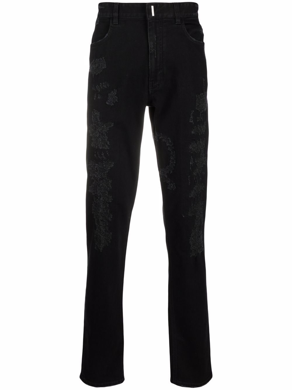 Givenchy slim-fit destroyed jeans - Black von Givenchy