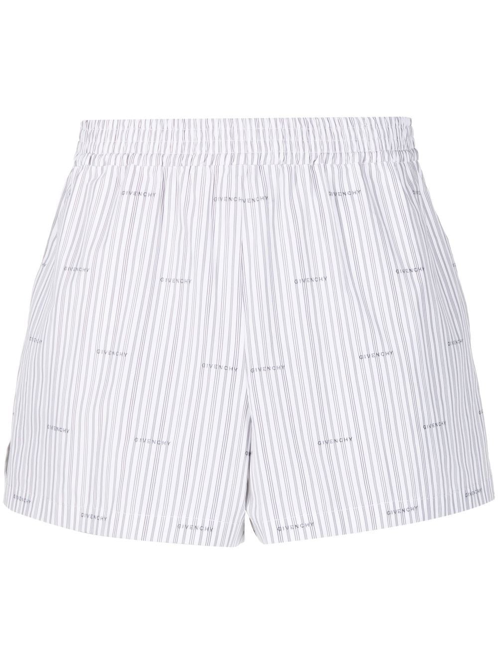 Givenchy stripe-design shorts - Grey von Givenchy