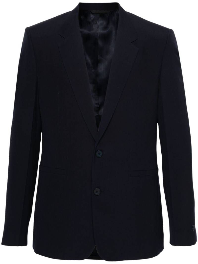 Givenchy wool single-breasted blazer - Blue von Givenchy