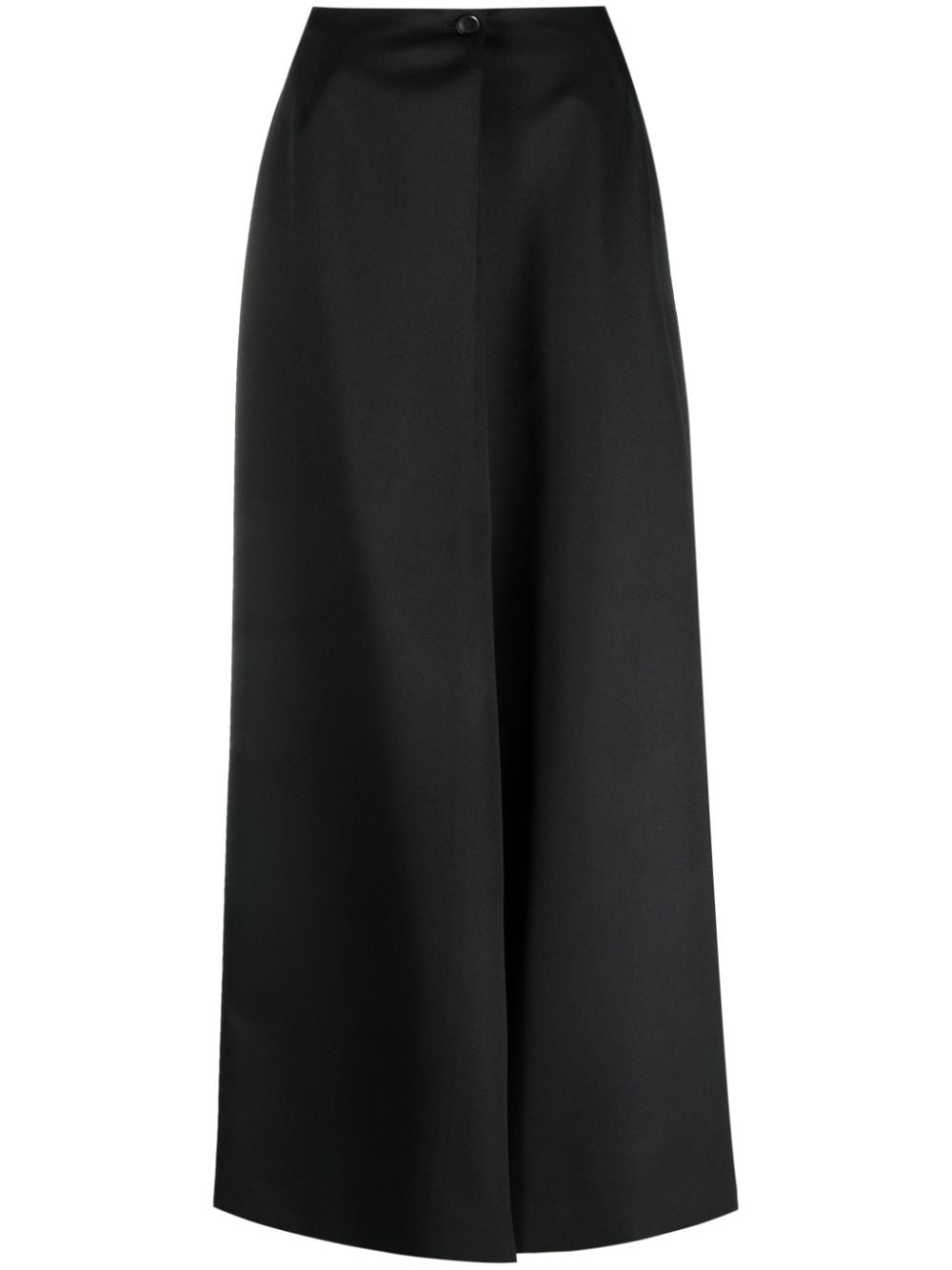 Givenchy wrap-design high-waisted skirt - Black von Givenchy