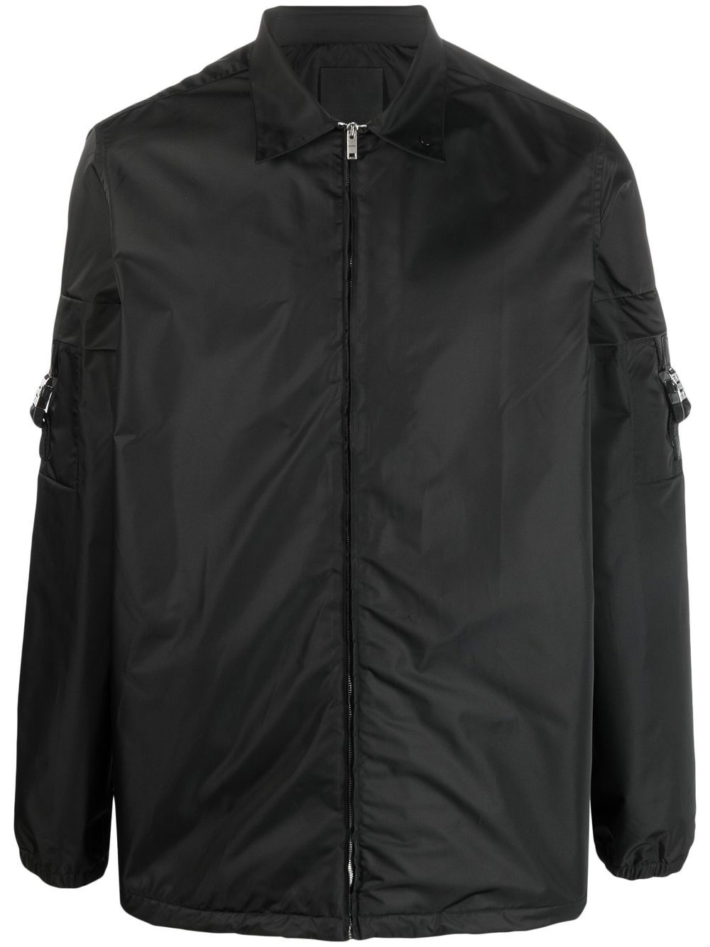 Givenchy zipped long-sleeve shirt - Black von Givenchy