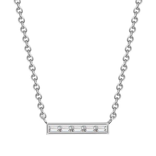Halskette Damen Silber 40cm von Glanzstücke München