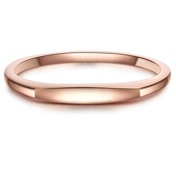 Ring Damen Goldrosa 52