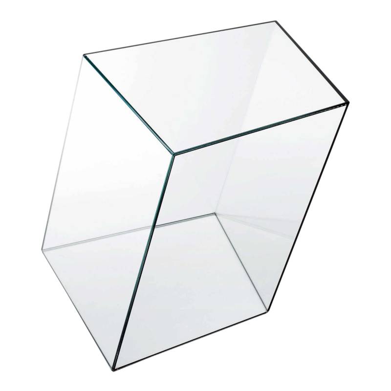 Wireframe Couchtisch, Grösse h. 45 x t. 38 x l. 40 cm, Kante weiss von Glas Italia