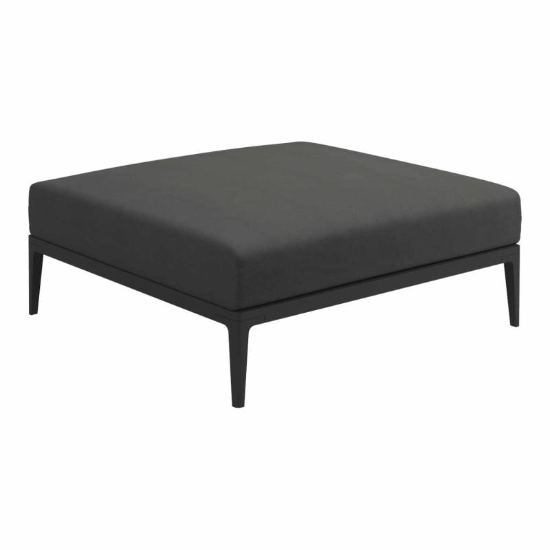 Grid Ottoman Hocker , Gestell java, Stoffbezug clay 143 von Gloster