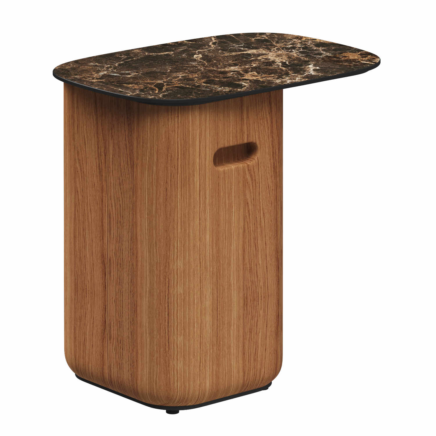 Omada Side Table Beistelltisch , Tischplatte emperor ceramic von Gloster