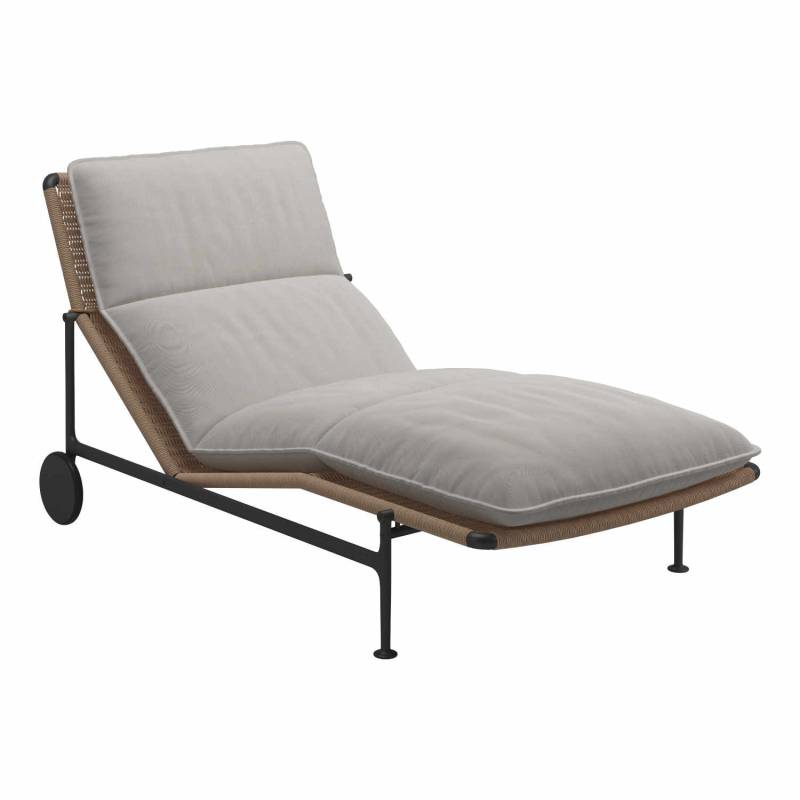 Zenith Lounger Liege, Stoffbezug linen 146 von Gloster