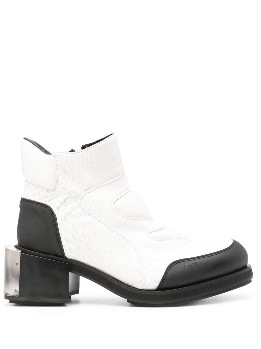 GmbH Baris 70mm embossed boots - White von GmbH