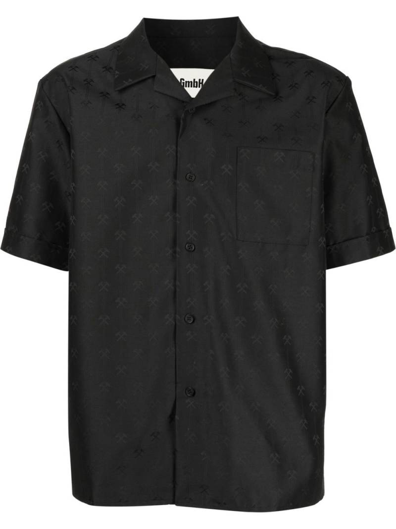 GmbH all-over logo print shirt - Black von GmbH