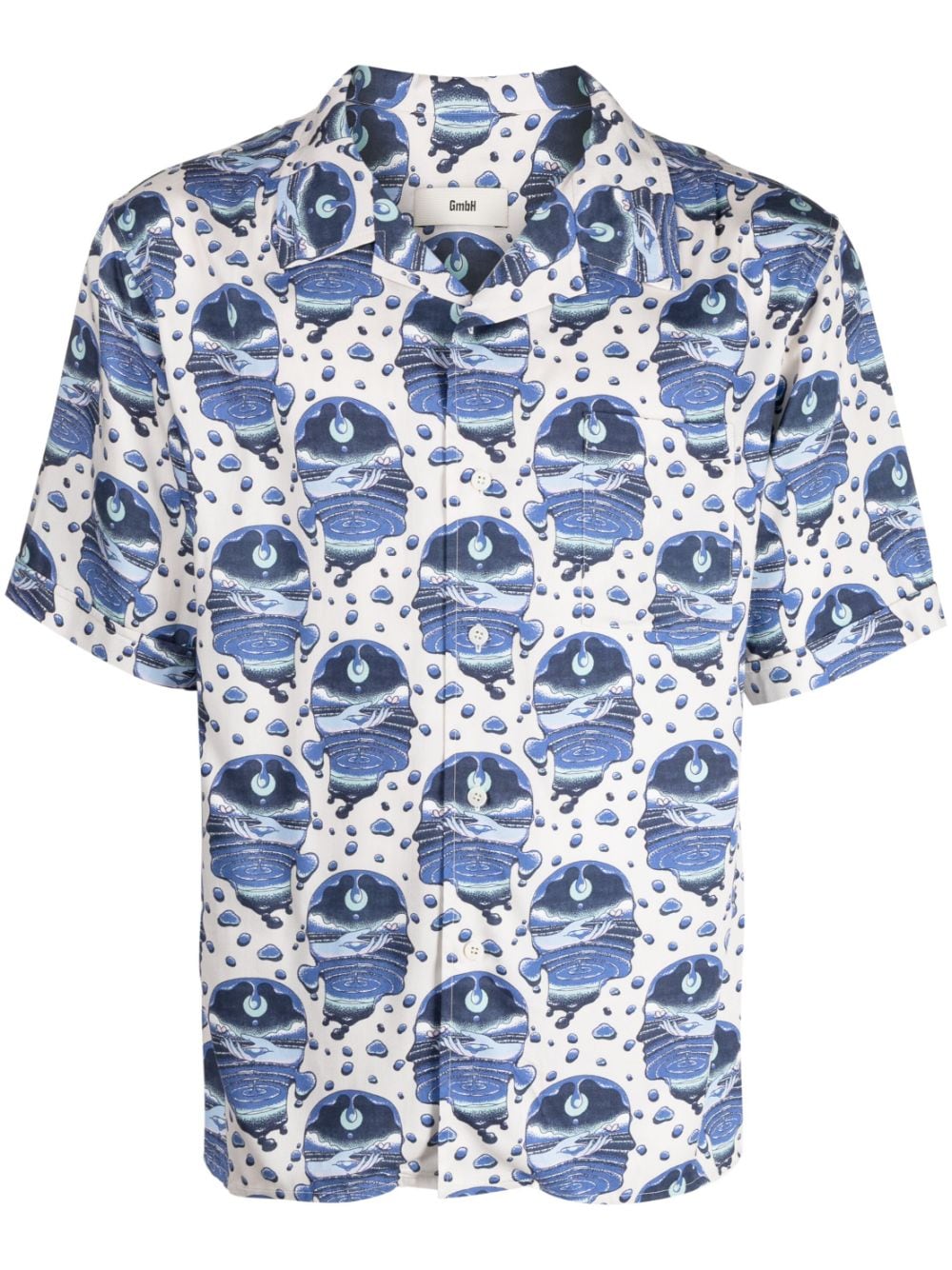 GmbH graphic-print short-sleeve shirt - Blue von GmbH