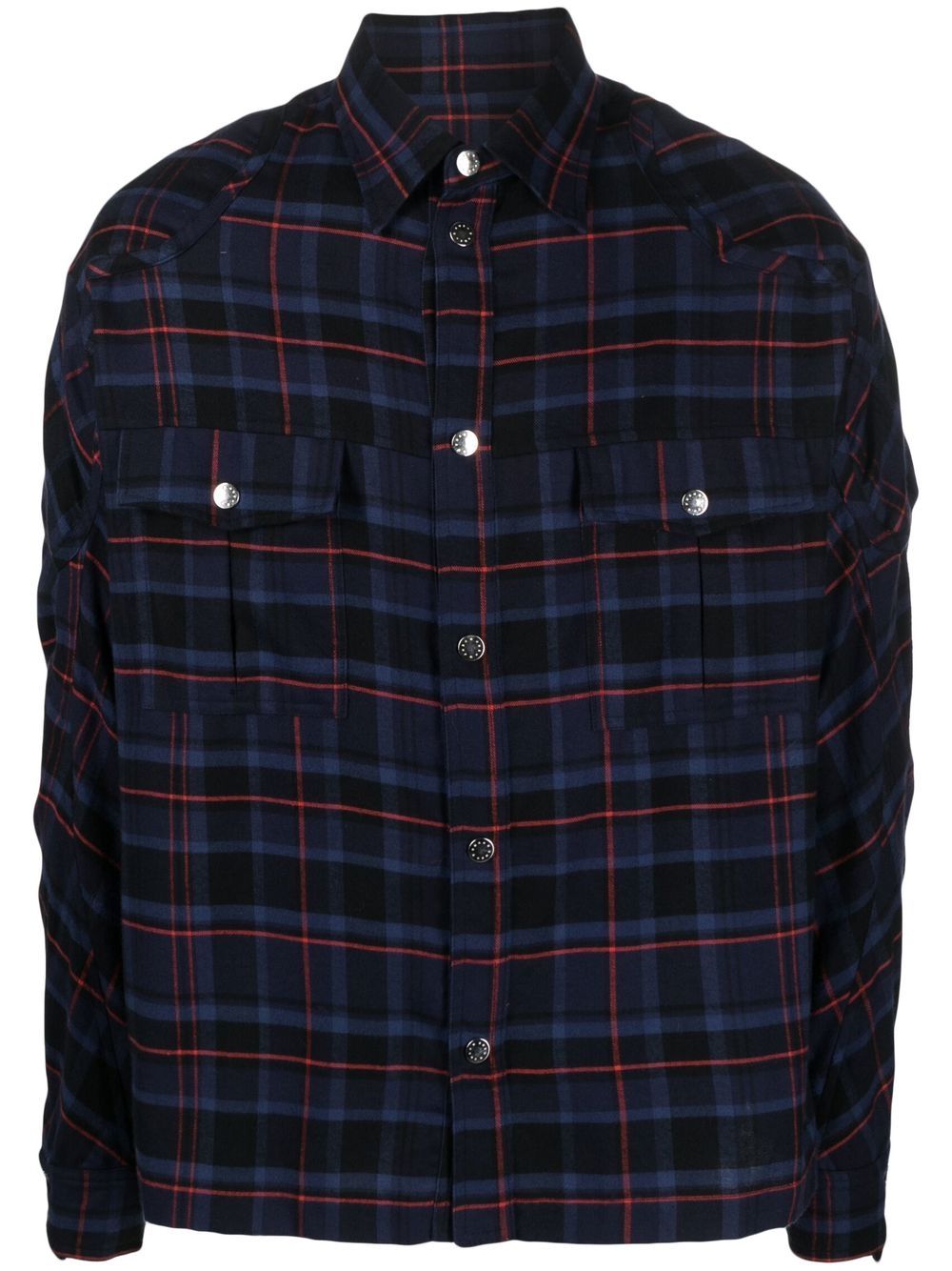 GmbH plaid-check print shirt - Blue von GmbH